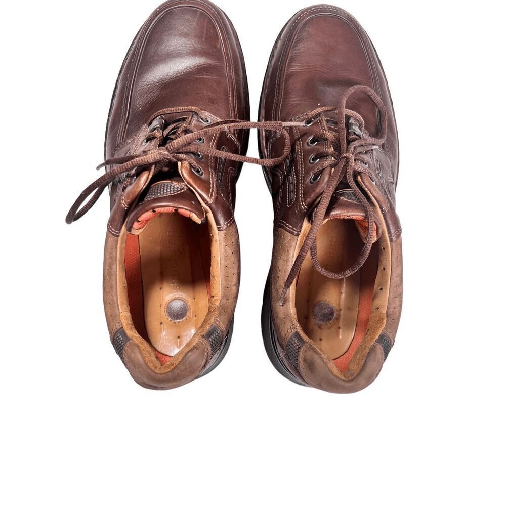 Clarks Unstructured Men'sBrown Leather Lace Up Brand: Clarks... Casual Shoes - Picture 6 of 14